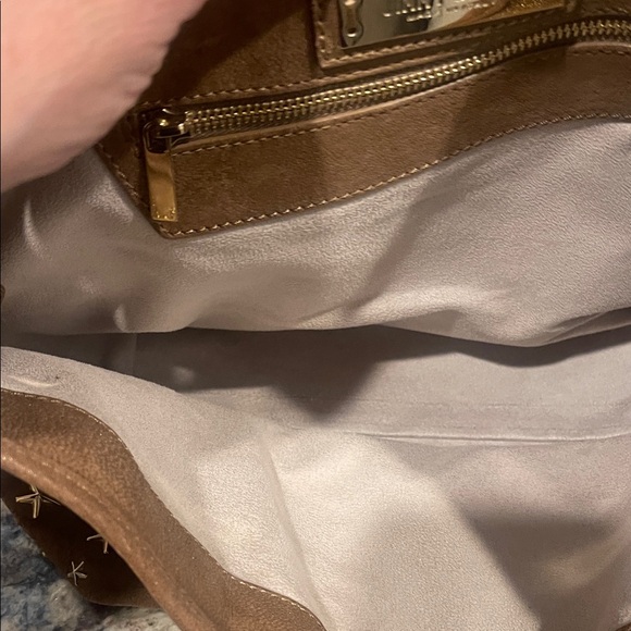 Jimmy Choo Beige Star-Studded Bag and Wallet - Picture 9 of 11